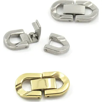 Módní doplněk Nerezové náramkové zapínání 304 - 1Pár - Nerez RL