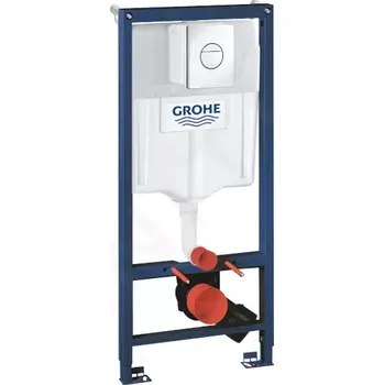 Splachovací tlačítko Grohe Solido Předstěnový instalační set pro závěsné WC, výška 1,13 m, ovládací tlačítko Sail, chrom, 38832000