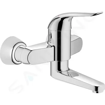 Vodovodní baterie Grohe Euroeco Special Páková umyvadlová baterie, ramínko 117 mm, rozteč 150 mm, chrom, 32767000