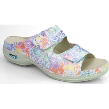 Dámské pantofle Pracovní pantofle Nursing Care VIENA - barevná fantazie velikost Nursing Unisex: 38