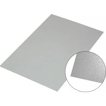 Plech Hliníkový plech 300 x 600 mm lesklý - stříbrná sublimace termotransfer