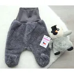 AMÁLKA Chlupaté, teplé polodupačky, tmavě šedé Velikost: 80