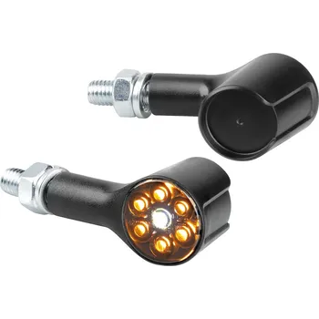 Osvětlení pro motocykl MOTO Blinkry LED MAGNIFIER 2ks přední, černé