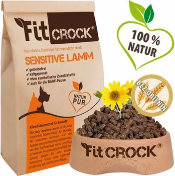 Krmivo pro psa Fit-Crock Sensitive Jehněčí - granule lisované za studena 10 kg MINI