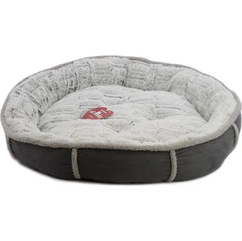 Pelíšek pro psa ROSEWOOD Pelech DEEP PLUSH DONUT Šedý Velikost: S