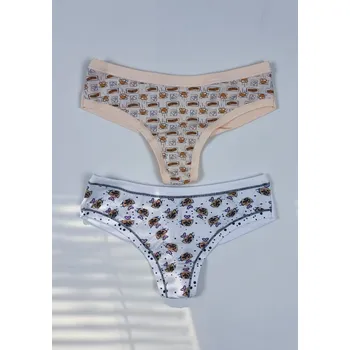 Kalhotky DÁMSKÉ BRAZILKY LOVELYGIRL 6399 Barva: mix, Velikost: L