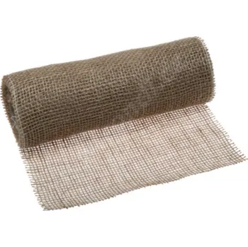 Svatební dekorace Juta, jemná, barva přírodní nelakovaná, 25 cm x 5 m/role