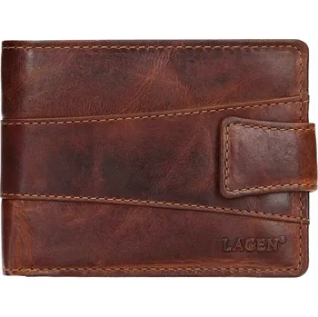 Peněženka Lagen Pánská kožená peněženka V-298/M RFIDhnědá