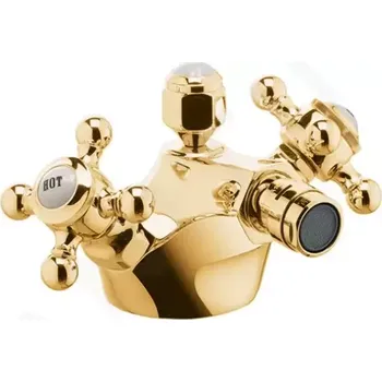 Kludi Adlon Páková bidetová baterie, s výpustí 1 1/4, zlatá, 512114520