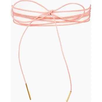 Náhrdelník Flamenco Mystique Náhrdelník Choker v Růžové Barvě, Nastavitelná Délka, Vyrobený z Obecných Kovů