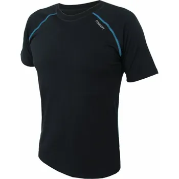 Pánské vlněné tričko, krátký rukáv IBRIT 981 tm. modrá 3XL