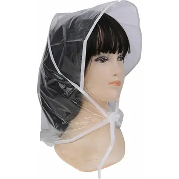 Čepice Průhledný dešťový klobouk pro ochranu účesu | čepice do deště