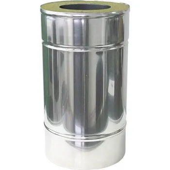 Kouřovod Komínová roura 0,5m, ø 150mm, IZOL 50