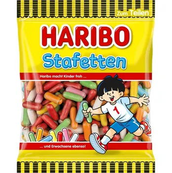 Haribo Stafetten lékořice 160 g Bonbon Haribo Stafetten lékořice 160 g