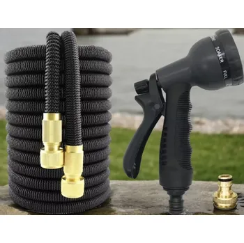 Zahradní hadice Flexibilní zahradní hadice černá - 30 m