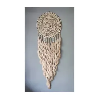 Lapač snů MAXI lapač snů Indiánské slunce 45 x 145 cm Béžová