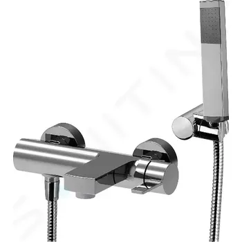 Vodovodní baterie Paffoni Rock Vanová baterie s příslušenstvím, chrom, RO026CR