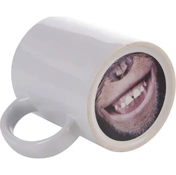 Hrnek 330 ml A+ s potiskem na spodní straně - opice sublimace termotransfer