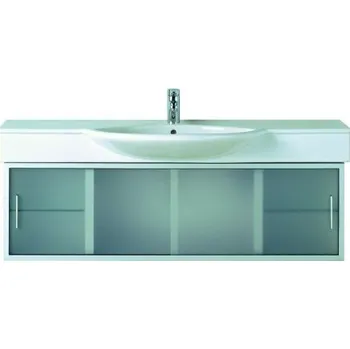 Šatní skříň Laufen CASE skříňka pod umyvadlo 147x27,7x43 cm, 2 dvířka, bílá