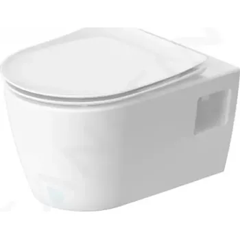 Klozet Duravit Soleil by Starck Závěsné WC se sedátkem SoftClose, Rimless, HygieneFlush, HygieneGlaze, bílá, 45860920A1
