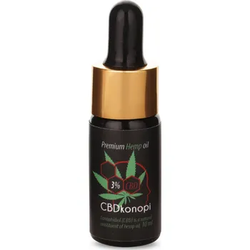CBD Bailly CBDkonopi CBD olej 3 % 300 mg 10 ml