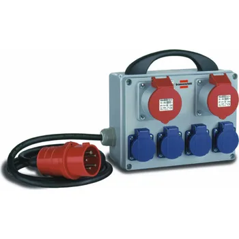 Masážní přístroj Kompakter Kleinstromverteiler BKV 2/4 T IP44, 6-fach, Steckdosenleiste