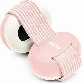Dětská zábrana REER chrániče sluchu SilentGuard Baby růžová