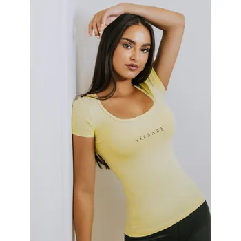 Dámské tričko Sportovní triko s krátkým rukávem HELA DIRECTLY žluté, VELIKOST XXS