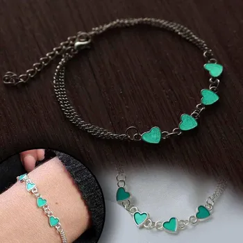 Náramek Svítící náramek - srdíčka