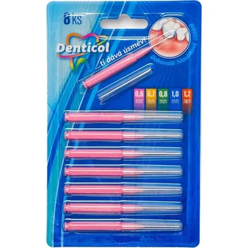 Mezizubní kartáček Denticol R01 - mezizubní kartáček rovný, 8ks