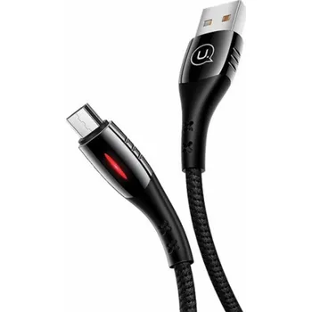 Datový kabel Usams USB-A - microUSB USB kabel 1,2 m černý (63821-uniw)