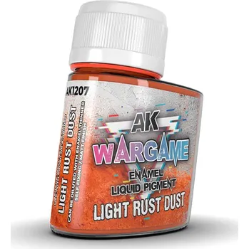AK Interactive AK WARGAME LIQUID PIGMENTS AK1207 Light Rust Dust (35ml)