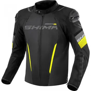 Moto bunda Bunda na motorku Shima Solid 2.0 černo-fluo žlutá