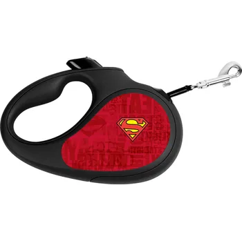 Vodítko pro psa WAUDOG vodítko samonavíjecí DC Superman - 12kg/3m/XS