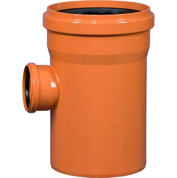Kanalizační potrubí Odbočka kanalizační PVC Osma KGEA 87°, DN 250 x 110, oranžová