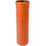 Trubka hrdlová kanalizační PVC Osma KGEM SN4, DN 160 x 4,0 x 3000 mm, oranžová