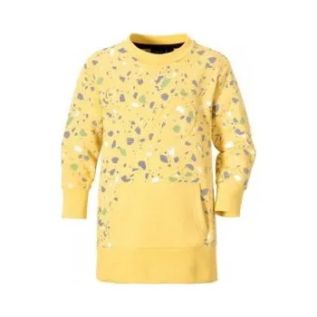 Chlapecká mikina Didriksons Larven JR žlutá 503033-958 na výšku 130 cm; Žlutá mikina + DÁREK DLE VÝBĚRU!