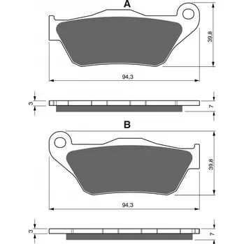Auto-moto Brzdové destičky GOLDFREN 262 AD