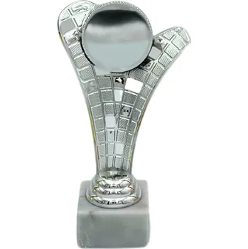 Sportovní pohár Ekonom NJE0054B Výška poháru: 17,5 cm, Barva: Stříbrná