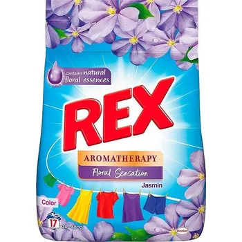 Prací prostředek Rex Aromatherapy Essentials Jasmin & Jojoba Oil prací prášek 17 dávek, 1,02 kg
