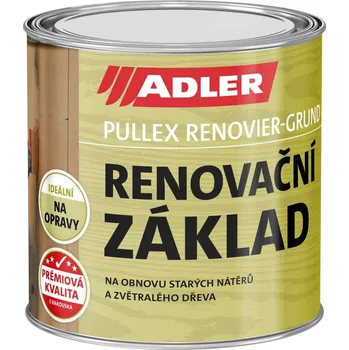 barva a nátěr na dřevo Adler Renovační základní nátěr, modřín, 0,75 l 441610418207