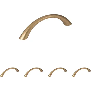 Nábytkové kování Walteco Nábytková úchytka Gitka rozteč 64mm, mosaz patina Množství: 5 ks