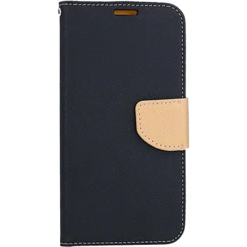 Pouzdro na mobilní telefon Pouzdro Samsung A15 knížkové černo-zlaté (kryt neboli obal na Samsung A15)