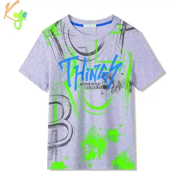 Chlapecké tričko kr.r. KUGO HC9349 šedé