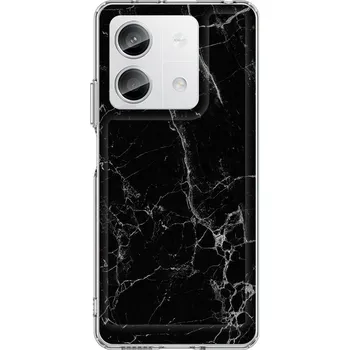 Pouzdro na mobilní telefon Kryt STYLE Xiaomi Redmi Note 13 5G pevný Mramor černý (obal neboli pouzdro na Xiaomi Redmi Note 13 5G)