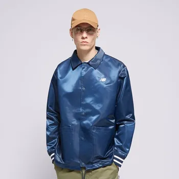 Pánská větrovka New Balance Bunda Sgh Coaches Jacket Tmavomodrá L