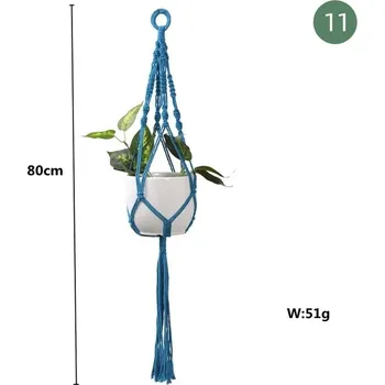 Květináč Závěsný ručně pletený obal na květináč | Závěsné macrame - 11A