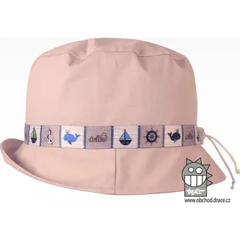 Klobouk Bavlněný letní klobouk Dráče - Palermo 10, béžová, lodě Barva: Béžová, Velikost: 50-52