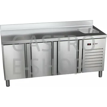Asber Stůl chladící ETP-7-180-30 HC S dřez nad agregátem