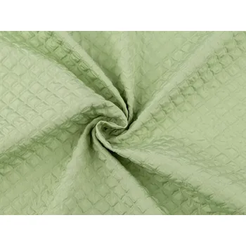 Šusťákovina zpevněná 3D kostičky METRÁŽ - 8 (3) zelená past.sv.